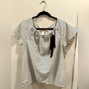 Ann Taylor Loft Striped Blouse